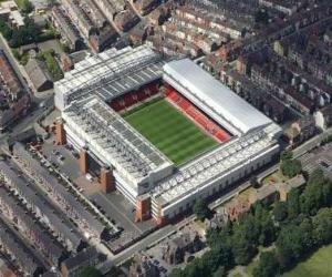 Puzle Estádio de Liverpool F.C. - Anfield -