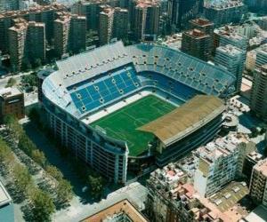 Puzle Estádio de Valencia C.F - Mestalla -