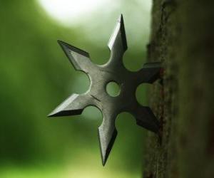 Puzle Estrela ninja - shuriken-