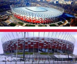 Puzle Estádio Nacional em Varsóvia (58.145), Varsóvia - Polônia