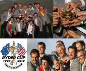 Puzle Europa ganha a Ryder Cup 2010