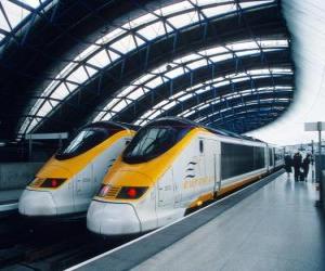 Puzle Eurostar, comboio de alta velocidade