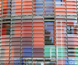 Puzle Fachada Torre Agbar, Barcelona