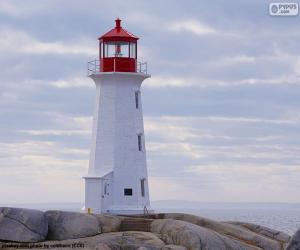 Puzle Farol de Peggy's Point, Canadá