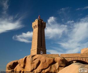 Puzle Farol de Ploumanac'h, França