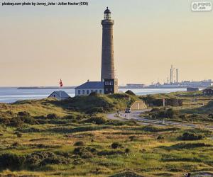 Puzle Farol de Skagen, Dinamarca