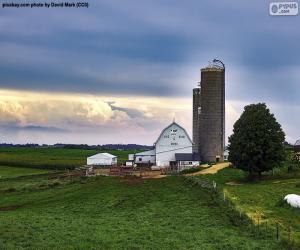 Puzle Fazenda em Wisconsin, Estados Unidos