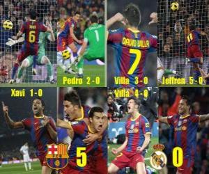 Puzle FC Barcelona 5 Real Madrid 0 