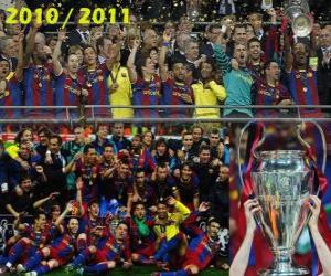 Puzle FC Barcelona, &#8203;&#8203;campeão da Liga dos Campeões da UEFA 2010-2011