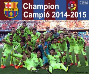 Puzle FC Barcelona, campeão 2014-2015
