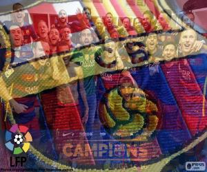 Puzle FC Barcelona, campeão de 2015-2016