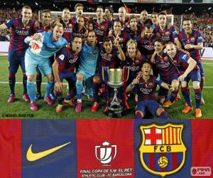 Puzle FC Barcelona Copa del Rey 14-15