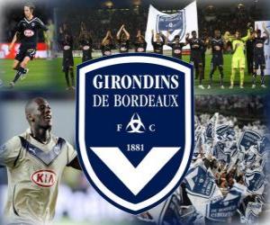 Puzle FC Girondins de Bordeaux, clube de futebol francês