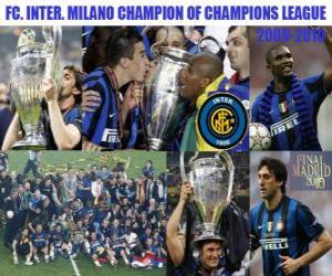 Puzle FC. Internazionale Milano Campeão da Liga dos Campeões 2009-2010