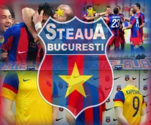 Puzle FC Steaua Bucareste, clube romeno de futebol