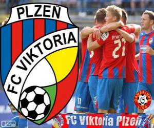 Puzle FC Viktoria Plzen, campeão da Gambrinus Liga 2012-2013
