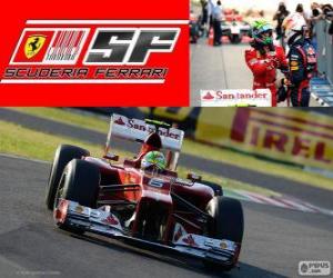 Puzle Felipe Massa - Ferrari - Grand Prix do Japão 2012, 2º classificado