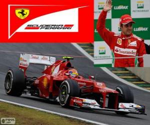 Puzle Felipe Massa - Ferrari - Grande Prémio do Brasil de 2012, 3º classificado