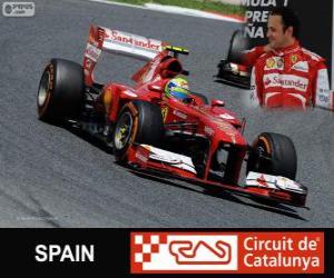 Puzle Felipe Massa - Ferrari - Grande Prémio de Espanha 2013, 3º classificado