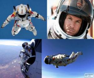 Puzle Felix Baumgartner salto da estratosfera