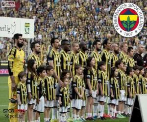 Puzle Fenerbahçe, campeão Super Lig 2013-2014, liga de futebol da Turquia