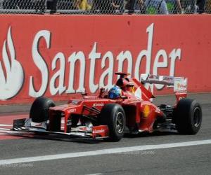 Puzle Fernando Alonso - Ferrari - Grande prémio de Itália 2012, 3º classificado