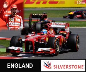 Puzle Fernando Alonso - Ferrari - Grande Prémio da Grã-Bretanha 2013, 3º classificado