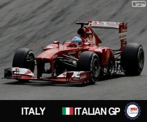 Puzle Fernando Alonso - Ferrari - Grande Prêmio da Itália 2013, 2º classificado