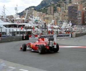 Puzle Fernando Alonso - Ferrari - Monte-Carlo 2010