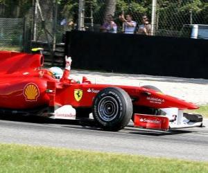 Puzle Fernando Alonso - Ferrari - Monza 2010