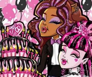 Puzle Festa de aniversário em Monster High
