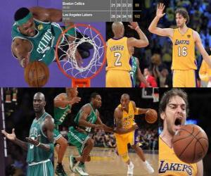 Puzle Finais da NBA 2009-10, Jogo 1, Boston Celtics 89 - Los Angeles Lakers 102