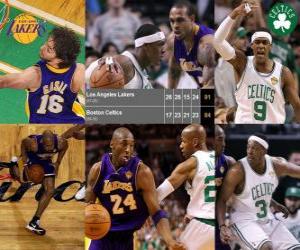 Puzle Finais da NBA 2009-10, Jogo 3, Los Angeles Lakers 91 - Boston Celtics 84
