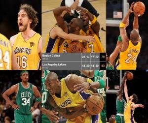 Puzle Finais da NBA 2009-10, Jogo 7, Boston Celtics 79 - Los Angeles Lakers 83