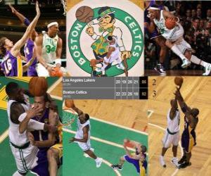Puzle Finais da NBA 2009-10, o jogo 5, Los Angeles Lakers 86 - Boston Celtics 92