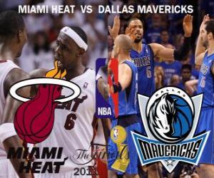 Puzle Finais da NBA 2011 - Miami Heat vs Dallas Mavericks