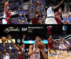 Puzle Finais da NBA de 2011, 3 jogos, Miami Heat 88 - Dallas Mavericks 86