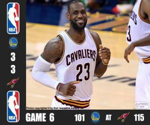 Puzle Final da NBA 16, jogo 6