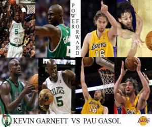 Puzle Final da NBA 2009-10, Ala-pivôs, Kevin Garnett (Celtics) versus Pau Gasol (Lakers)