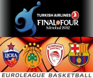 Puzle Final Four Istambul 2012 Euroliga de basquetebol