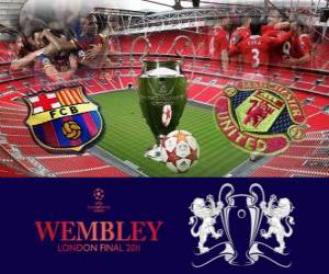 Puzle Final Liga dos Campeões - Champions League final 2010-11, Fc Barcelona vs Manchester United