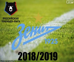 Puzle FK Zenit, campeão 2018-2019