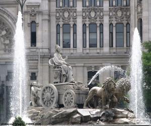 Puzle Fonte de Cibeles, Madrid