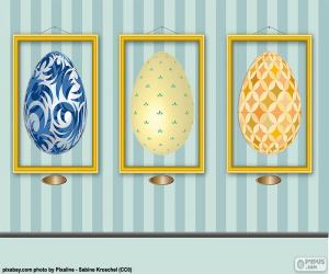 Puzle Fotos de ovos de Páscoa