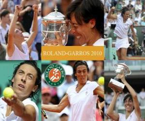 Puzle Francesca Schiavone Garros 2010 Roland Campeão