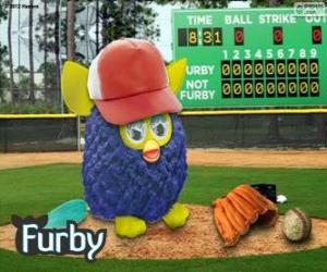 Puzle Furby joga beisebol