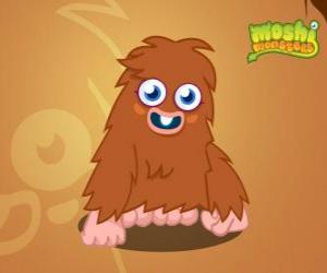 Puzle Furi. Moshi Monsters. Um pequeno troll peludo