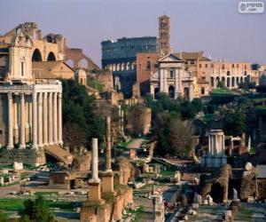 Puzle Fórum Romano, Roma, Itália