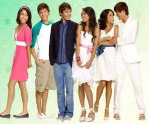 Puzle Gabriella Montez (Vanessa Hudgens), Troy Bolton (Zac Efron)