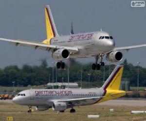 Puzle Germanwings uma companhia aérea de baixo custo alemã